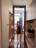 Padded Slim Dress - Image 7