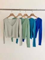 COMEBACK!! Rainbow Cropped Cardigan - Image 3