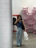 OUNCE Light Wash Denim Pants - Image 2