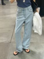 OUNCE Light Wash Denim Pants - Image 4