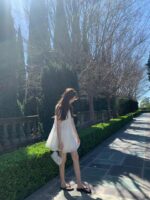 OUNCE Sheer U-Neck Dress - Image 2