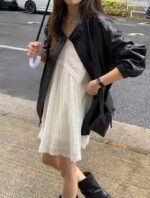 OUNCE Sheer U-Neck Dress - Image 12