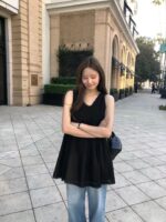 OUNCE Sheer U-Neck Dress - Image 13