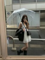 OUNCE Sheer U-Neck Dress - Image 24