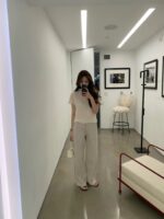 OUNCE Sheer Shirring Jumper - Image 6