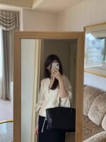 OUNCE Sheer Shirring Jumper - Image 11