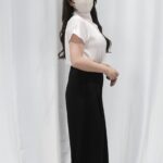 [Premium] Satin Mock Neck Top - Image 5