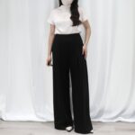 [Premium] Satin Mock Neck Top - Image 2