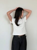 [Premium] Basic Ribbed Tee - Image 15