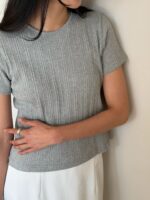 [Premium] Basic Ribbed Tee - Image 16