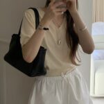 OUNCE Ray Half Collar Top