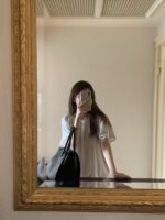 OUNCE Back Ribbon Shirring Blouse - Image 5