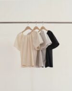 OUNCE Back Ribbon Shirring Blouse - Image 7