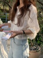 OUNCE Bending Lace Blouse - Image 19