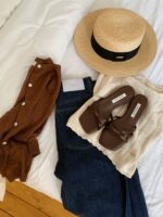 Satin Ribbon Sandals - Image 9