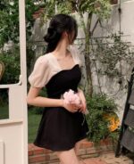 COMEBACK!! Puff Sleeves Patched Top - Image 4