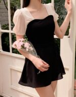 COMEBACK!! Puff Sleeves Patched Top - Image 5