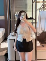 Halter Buttons Bra Top - Image 3