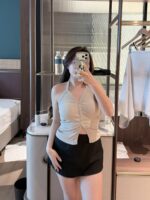 Halter Buttons Bra Top - Image 4