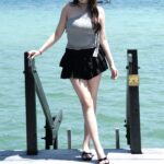 Scarf One-shoulder Bra Top