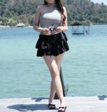 Scarf One-shoulder Bra Top - Image 5