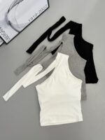 Scarf One-shoulder Bra Top - Image 12