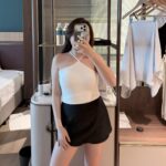 X-Cut Halter Bra Top - Image 4