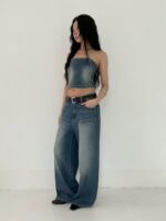 COMEBACK!! Denim Tube Top - Image 7