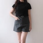 COMEBACK!! Pleated Mock Neck Top - Image 5