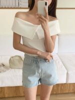 COMEBACK!! Splited Offshoulder Top - Image 4