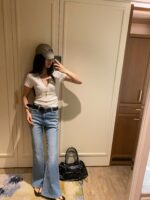 V-neck Lace Tee - Image 12