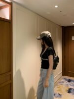 V-neck Lace Tee - Image 11