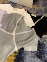 V-neck Lace Tee - Image 24