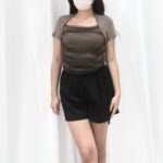 Double Chiffon Triangular Top