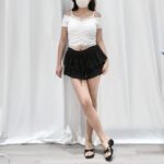 Padded Offshoulder Crop Top - Image 4
