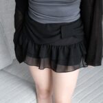 Ribbon Chiffon Skorts - Image 8