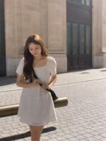 [Premium] OUNCE Frill Banding Dress - Image 8