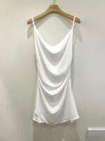 [Premium] Satin Drape Dress - Image 23