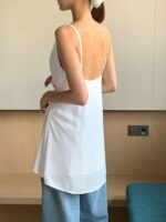 [Premium] Satin Drape Dress - Image 13