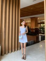 [Premium] Satin Drape Dress - Image 20