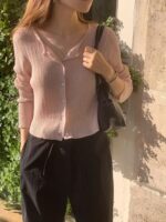 [Premium] OUNCE Ribbed Cardigan - Image 10