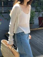 [Premium] OUNCE Ribbed Cardigan - Image 34