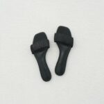[Premium] OUNCE Lia Satin Shirring Slippers