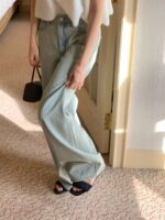 [Premium] OUNCE Lia Satin Shirring Slippers - Image 3