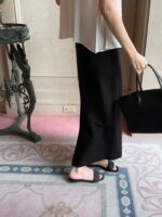 [Premium] OUNCE Lia Satin Shirring Slippers - Image 8