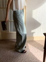 [Premium] OUNCE Lia Satin Shirring Slippers - Image 9