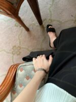 [Premium] OUNCE Lia Satin Shirring Slippers - Image 10