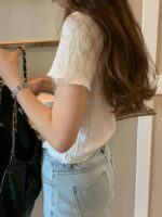 [Premium] OUNCE Wrinkle Half Tee - Image 6