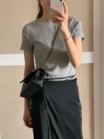 [Premium] OUNCE Wrinkle Half Tee - Image 15