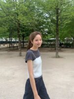 [Premium] OUNCE Lace Back Ribbon Sleeveless - Image 13